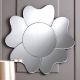 Petal Form Round Wall Mirror